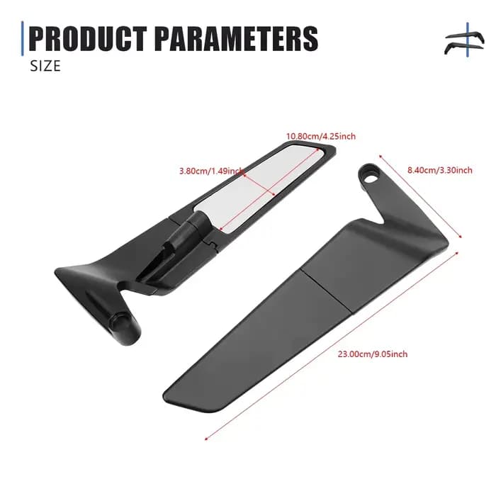 Rétroviseurs latéraux rotatifs réglables pour moto Honda ADV 350 ADV350