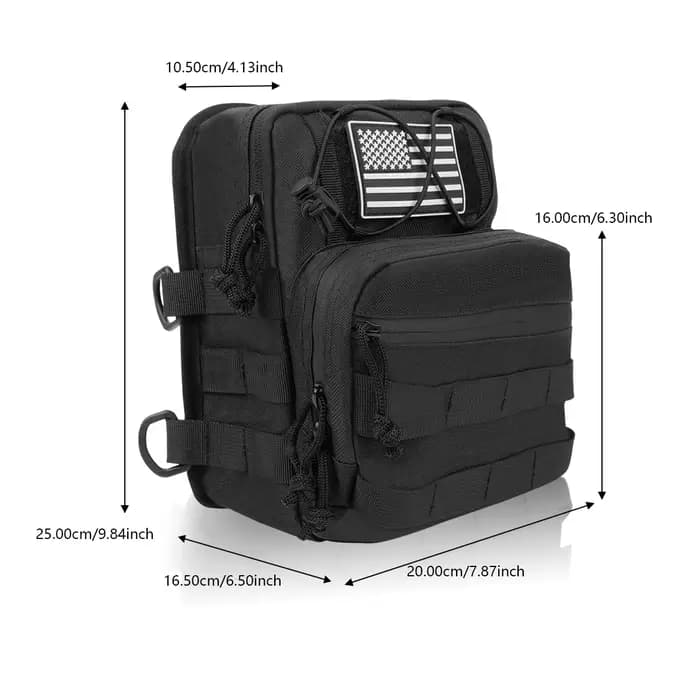 Sac étanche pour barres de sécurité pour cadre de moto