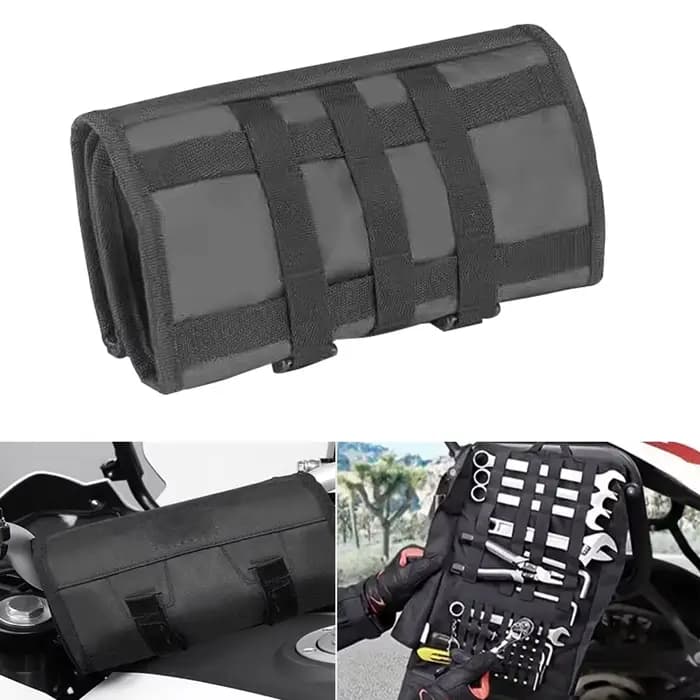 Sac à outils grande clé enroulable, pochette Portable, Kit de rangement pliable, Kit de poches pour moto/Motocross, nouveau