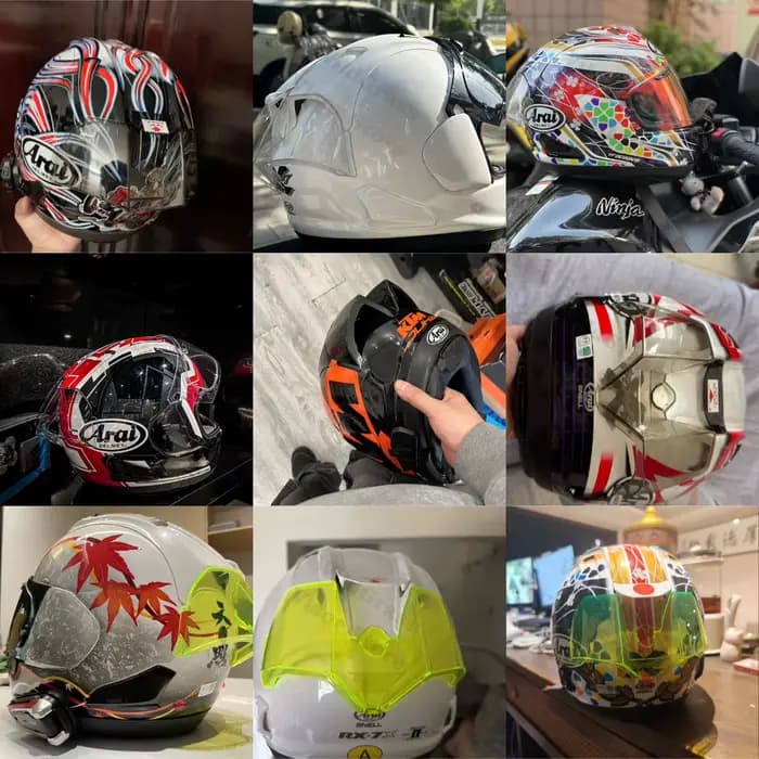 Nouveau Spoiler de Décoration Arrière pour Casque