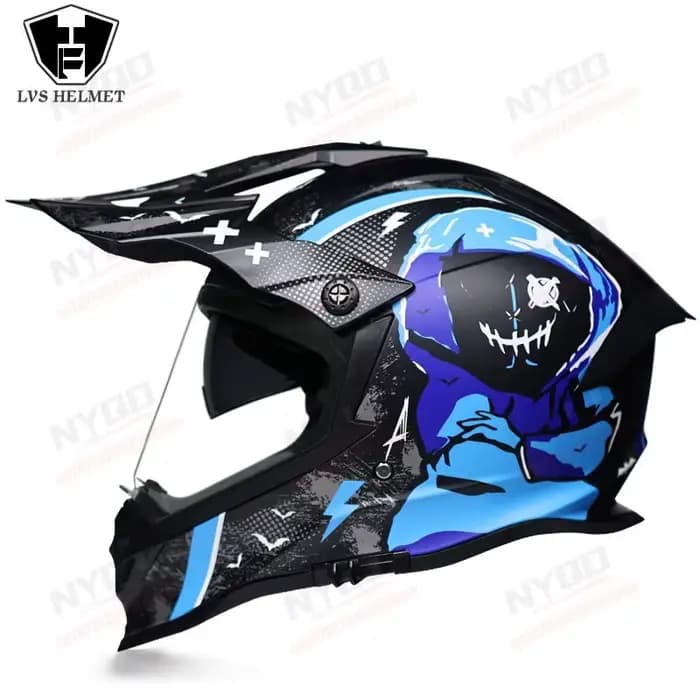 Casque de moto, casque de motocross tout-terrain
