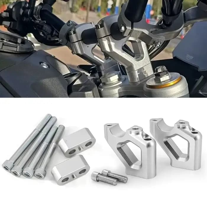 Tiger 800 900 Explorador 1200XR 2012-2020 accessoires de moto pince de montage de guidon pour Triumph augmenter 12-20-32mm Chrome