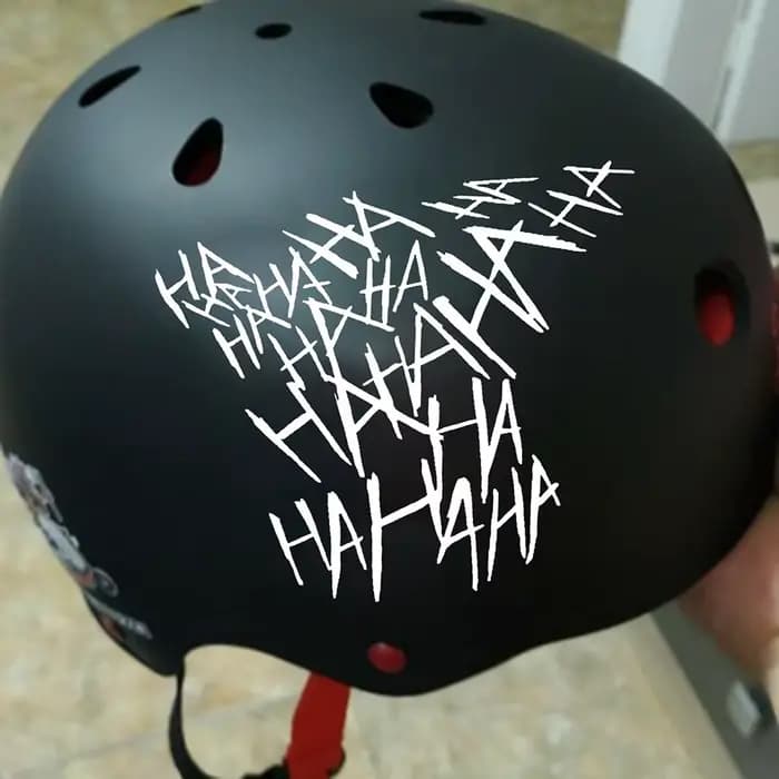 Autocollant Moto HAHAHA