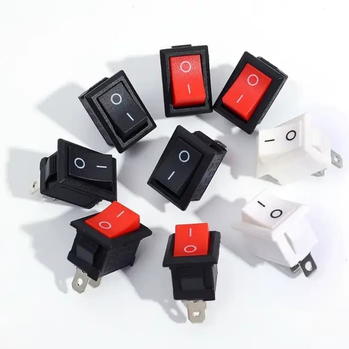 5/15 pièces bouton poussoir 21x15mm SPST 2Pin 6A 250V KCD11 Snap-in marche/arrêt bascule bateau maison moto interrupteur noir rouge blanc