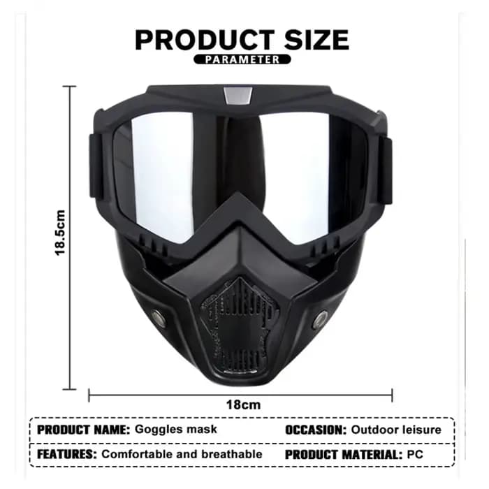 Lunettes de soleil de motocross UV400