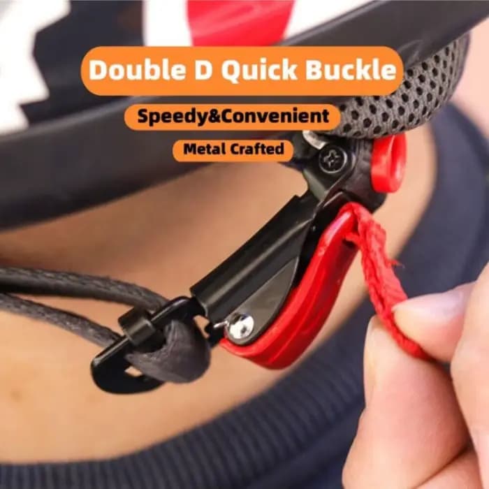 Clip de mentonnière Flexible-boucles de casque de moto
