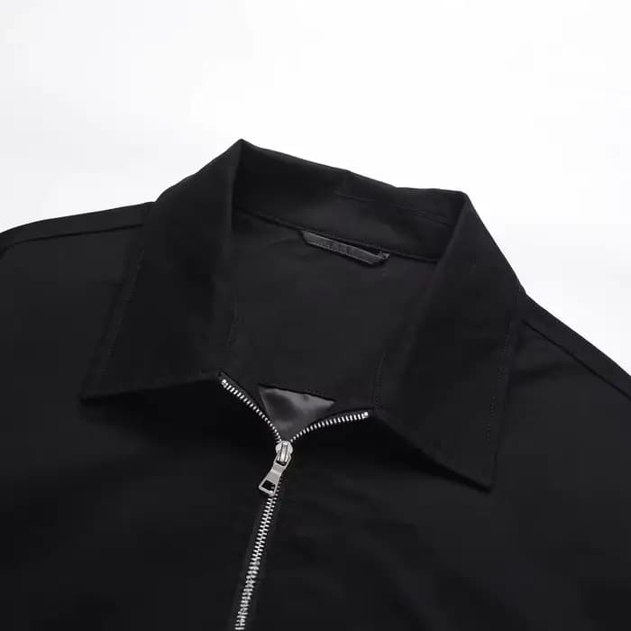 Veste à revers simple rétro de style américain