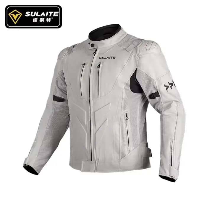 Ensemble de veste de moto respirante pour homme