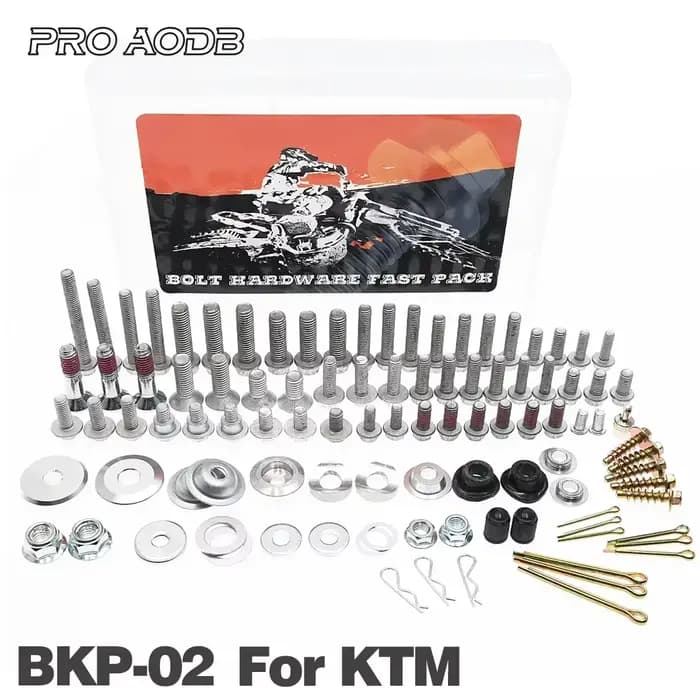 Kit de fixation complet en plastique pour moto KAWASAKI KX KLX KXF 80 85 100 125 250 450 2003-2023 2024 2025