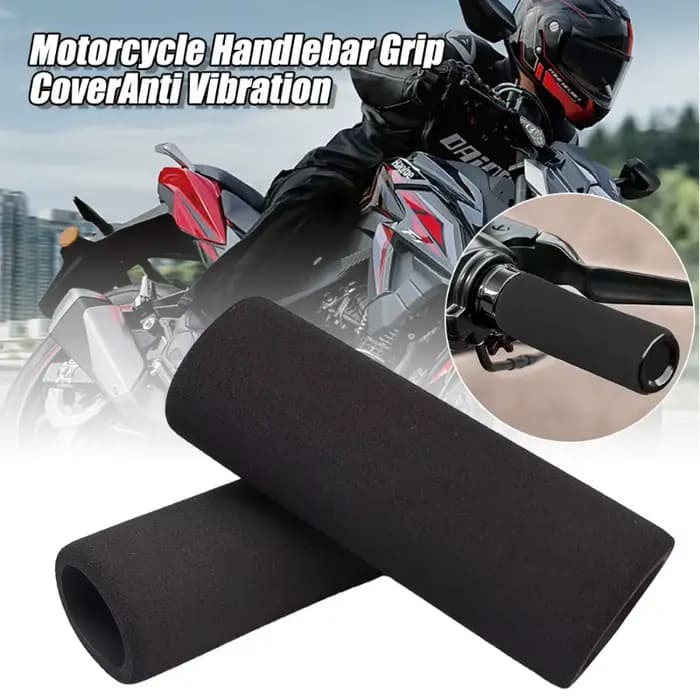 Couverture de poignée en mousse noire antidérapante pour Modification de moto
