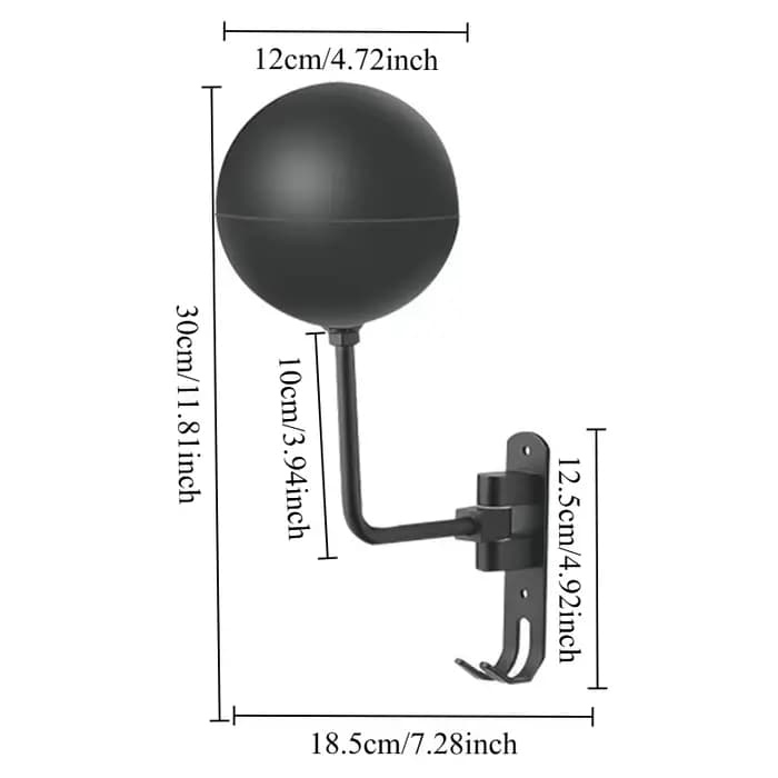 Support mural pour casque de moto