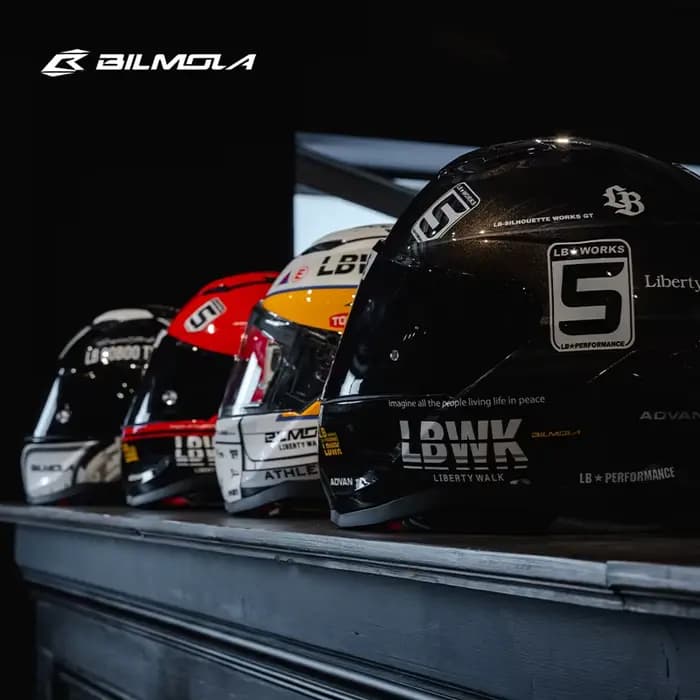 NOUVEAU Casque de moto BILMOLA NEX Édition limitée Co-brandée LB-ER34 Équipements et pièces
