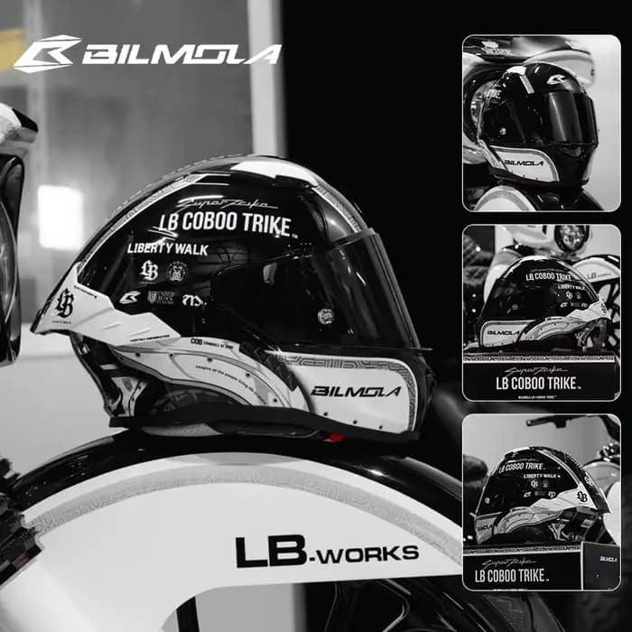 NOUVEAU Casque de moto BILMOLA NEX Édition limitée Co-brandée LB-ER34 Équipements et pièces