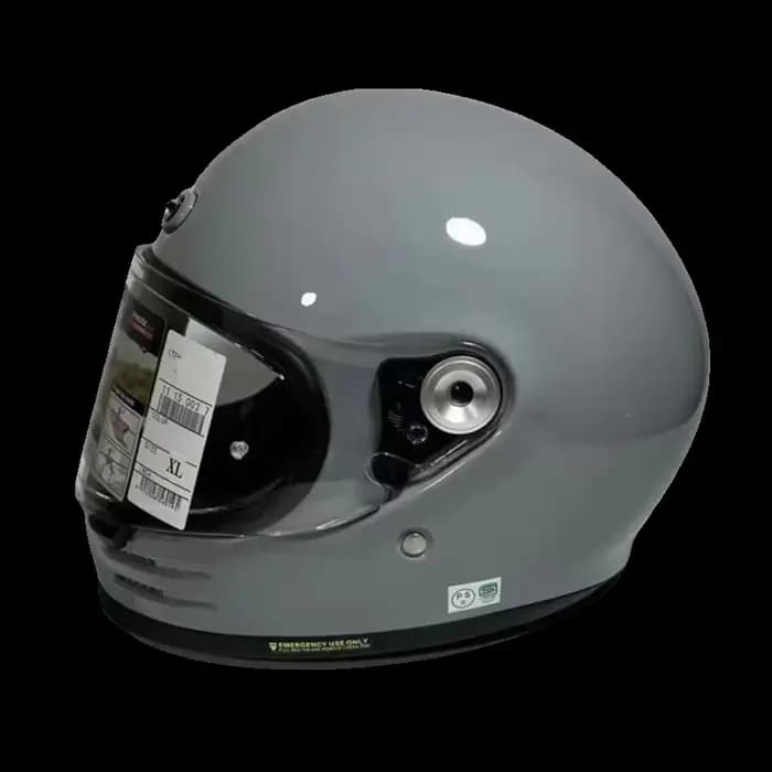 Casque rétro de haute qualité Scooter Ciment gris