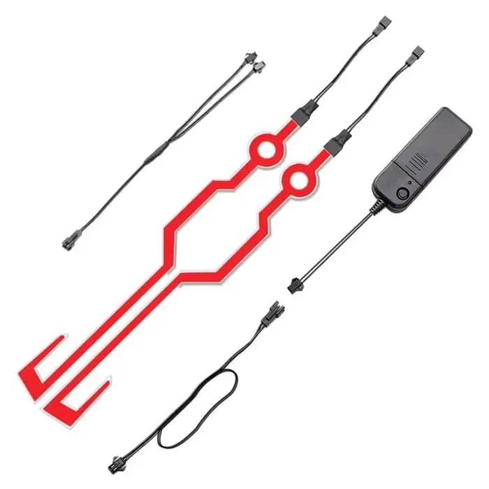 Bande autocollante lumineuse réfléchissante auto-adhésive pour casque de moto