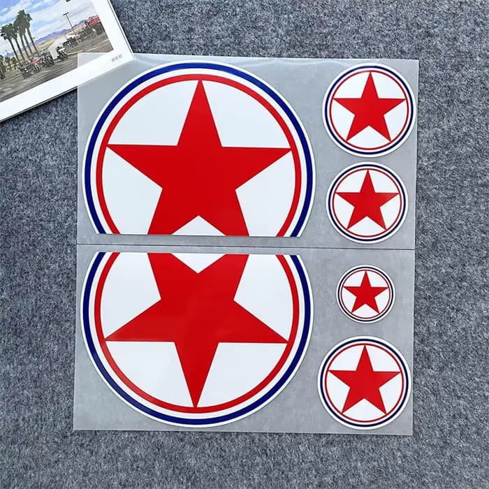Autocollant de décoration de carrosserie de moto