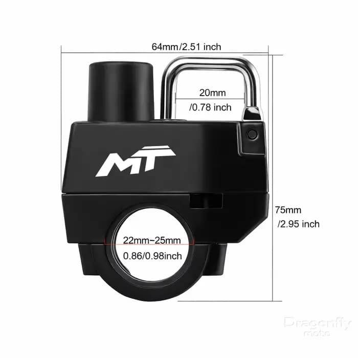 Verrou de casque de moto pour Cfmoto Cf