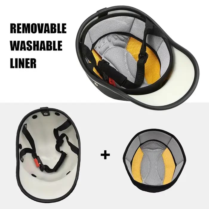 Casque de véloMoto MotocrossBicycle électriqueCasque de sécurité en cuir ABSCasque