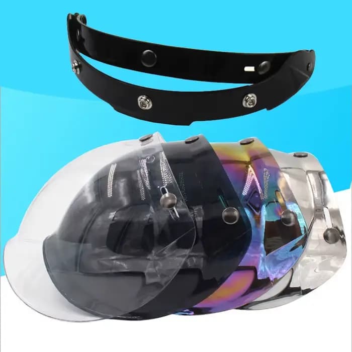 Visière à bulles pour casque de moto