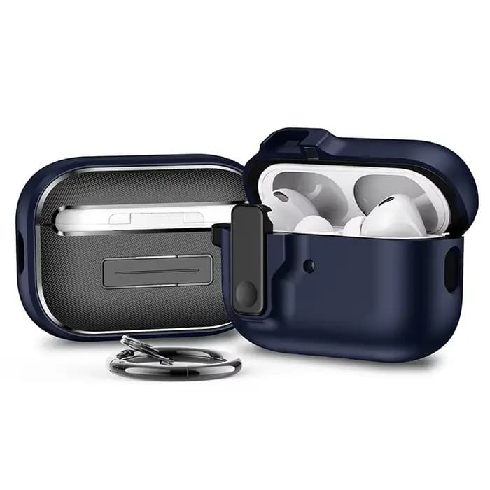 Étui de protection pour écouteurs Apple AirPods 4 3, avec verrou de sécurité, housse pour écouteurs Airpods Pro 1ère et 2ème génération, avec crochet, accessoire