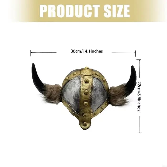 Casques guerrier barbares médiévaux avec corne Vikinges chapeau à cornes Halloween Costme