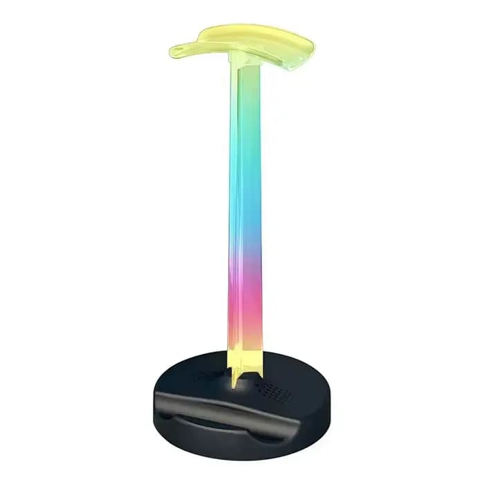 Support de casque de jeu RGB, support de casque de jeu avec Port USB, Mode couleur Multiple, cintre d'écouteurs pour les joueurs de bureau