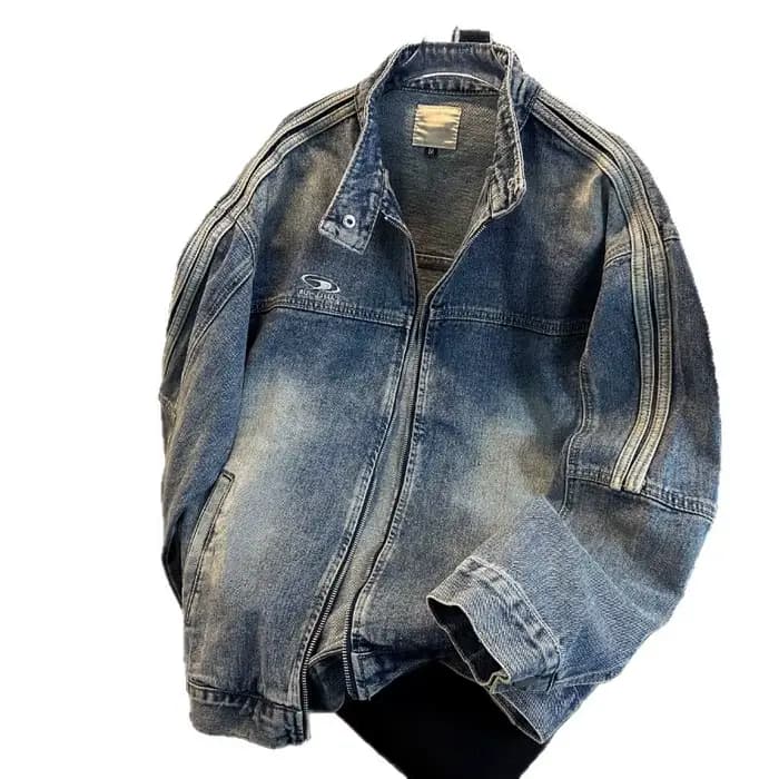 Veste en jean pour homme de style américain