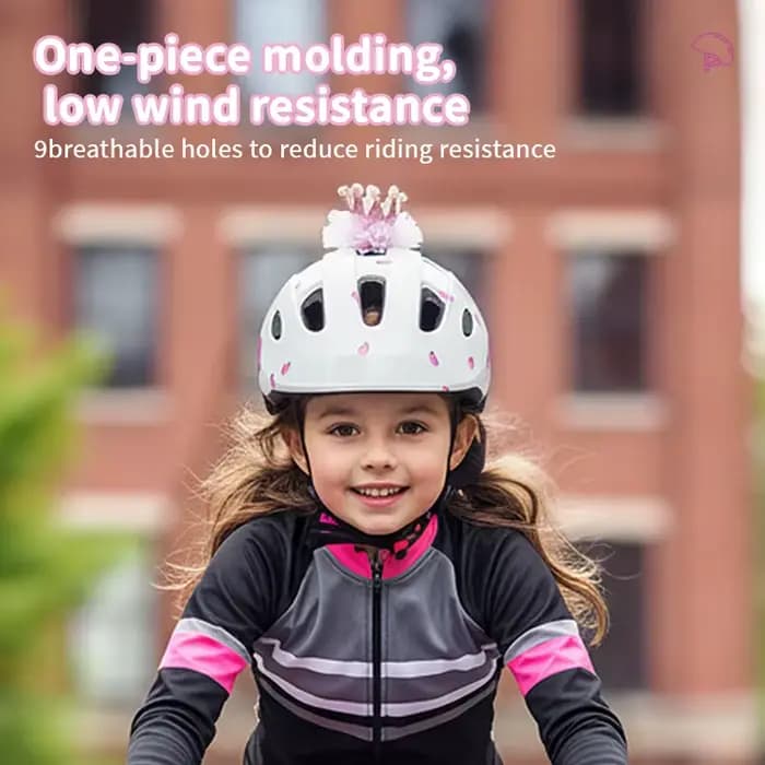 Casque pour petites filles de 2 à 5 ans