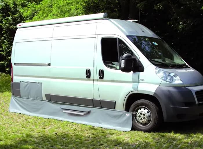 1 ensemble pour auvent Fiat Ducato, jupe et couverture d'arc de roue pour relais Peugeot Boxer citroën, accessoires de camping-car étanches