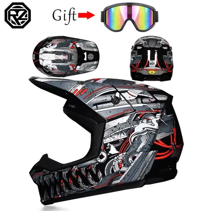 ORZ casque de moto enfants