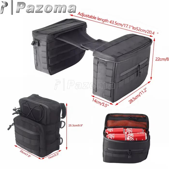 Kit de sacoches arrière pour moto