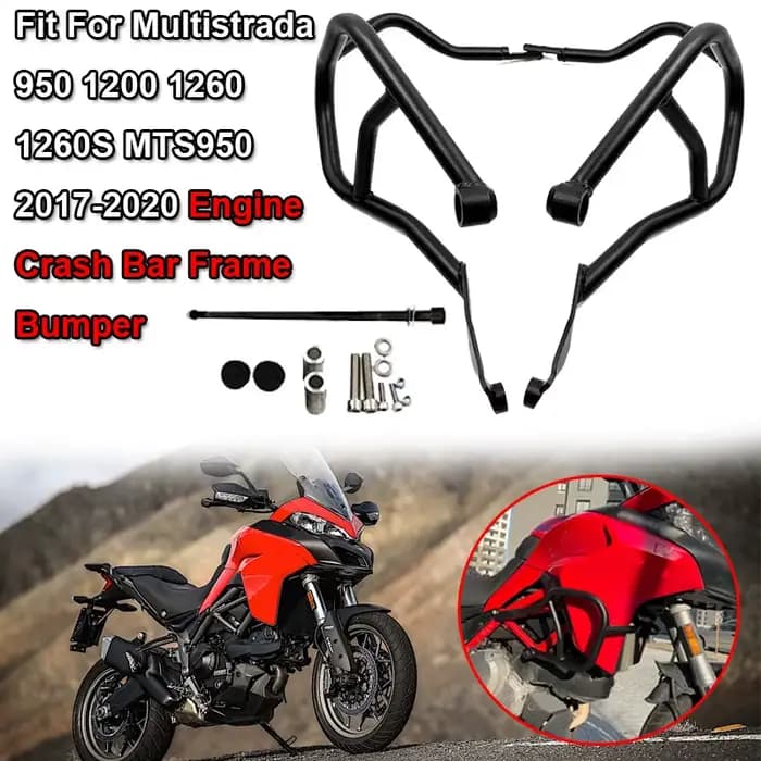 Barre de protection de moteur de moto