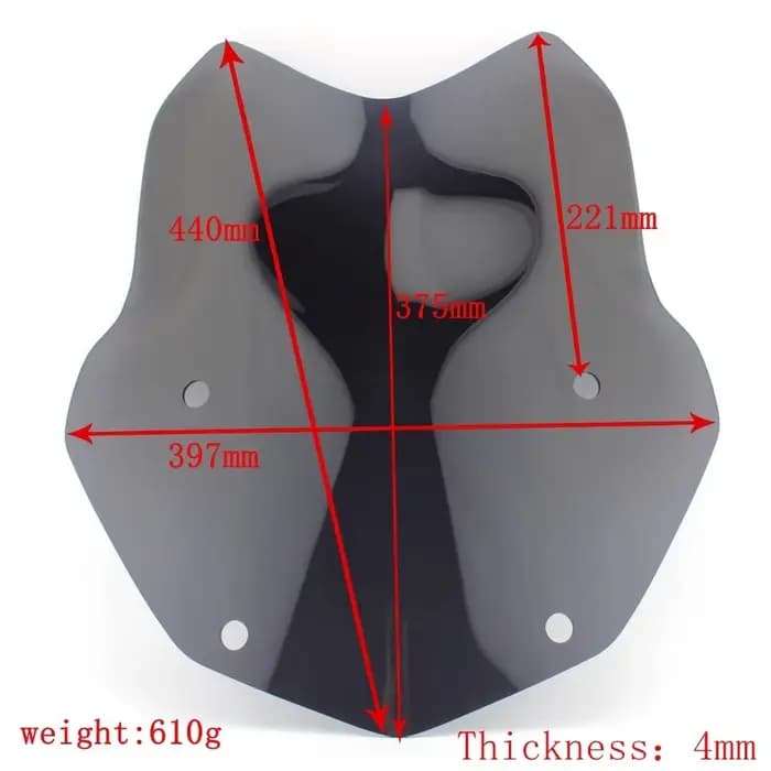Pare-brise de moto pour BMW R1200GS
