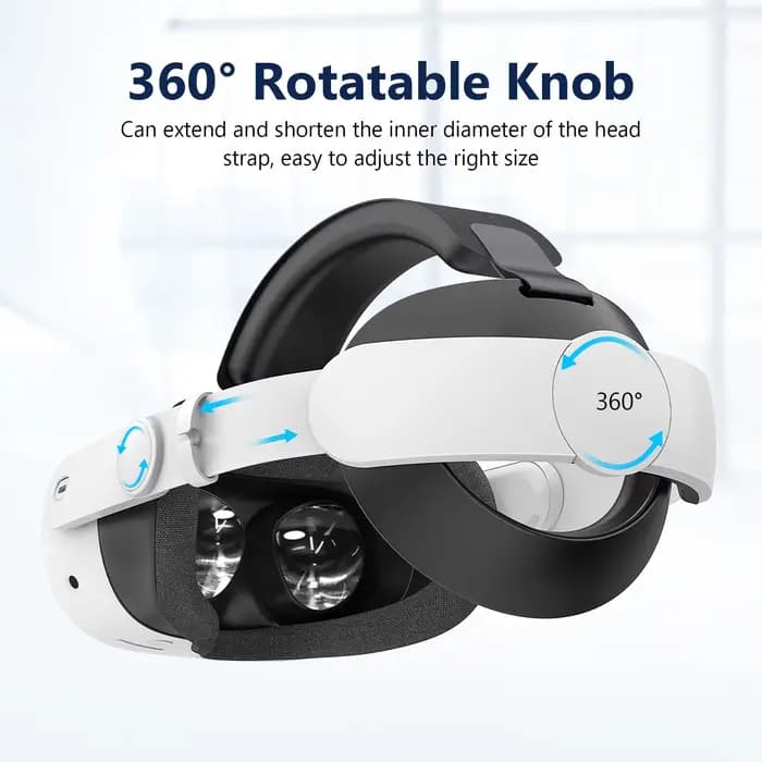Sangle de tête réglable améliorée pour Quest 3/3S, bandeau de remplacement pour Quest 3S, sangle Elite confortable, accessoires VR