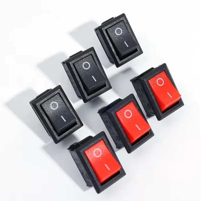 5/15 pièces bouton poussoir 21x15mm SPST 2Pin 6A 250V KCD11 Snap-in marche/arrêt bascule bateau maison moto interrupteur noir rouge blanc