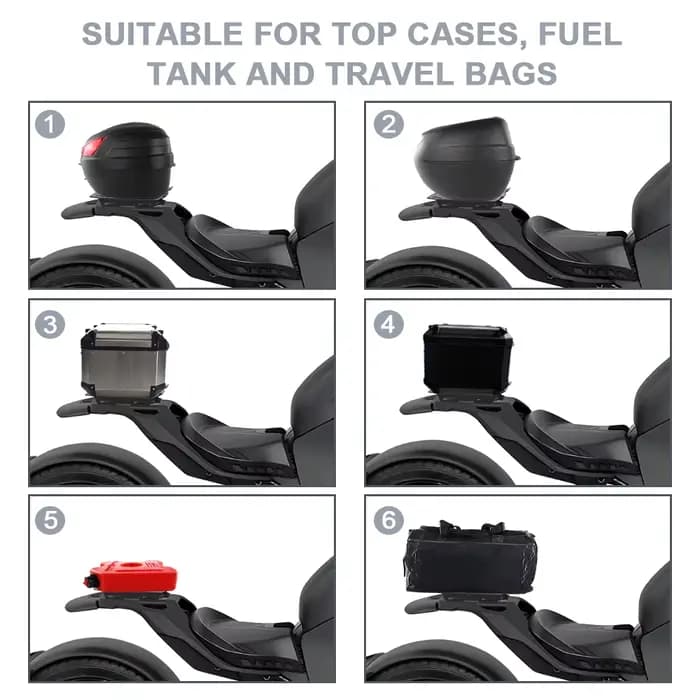 Porte-bagages arrière pour moto Can-Am Ryker 900 /Rally Edition /Ace /Sport ACE