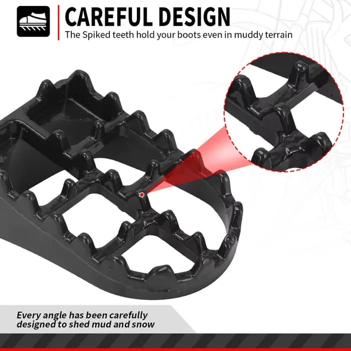 Accessoires de moto, repose-pieds