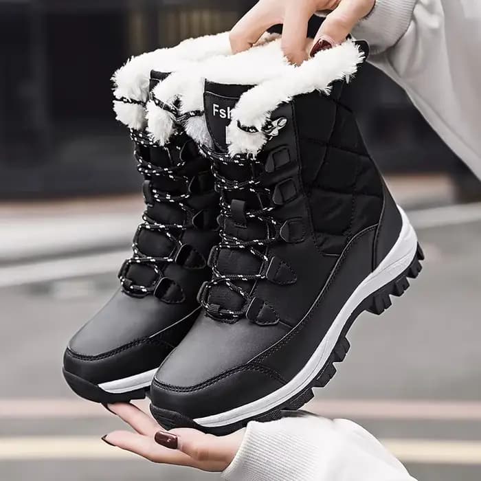 ELUVA femmes bottes d'hiver imperméable anti-dérapant