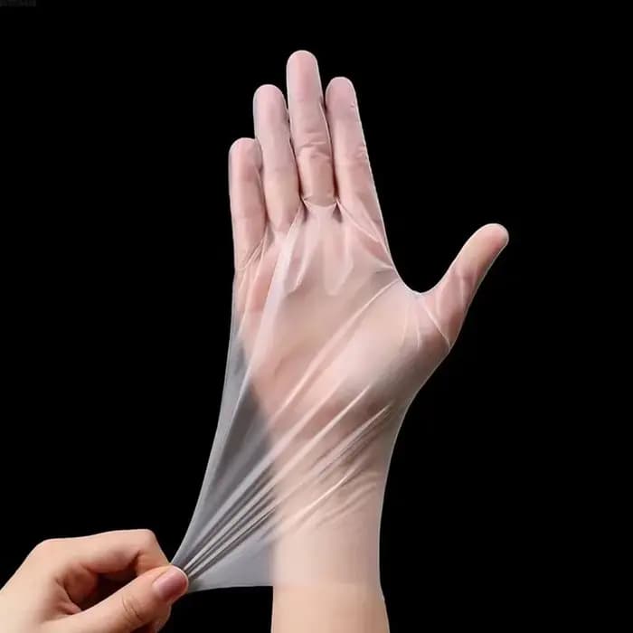 Gants de poulet transparents en TPE sans latex, coordonnants, acide, sécurité au travail, qualité alimentaire, ménage, livres, 100 pièces