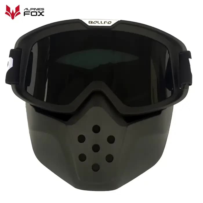 Lunettes de Motocross anti-poussière Ski Sports de plein air Moto masque modulaire détachable