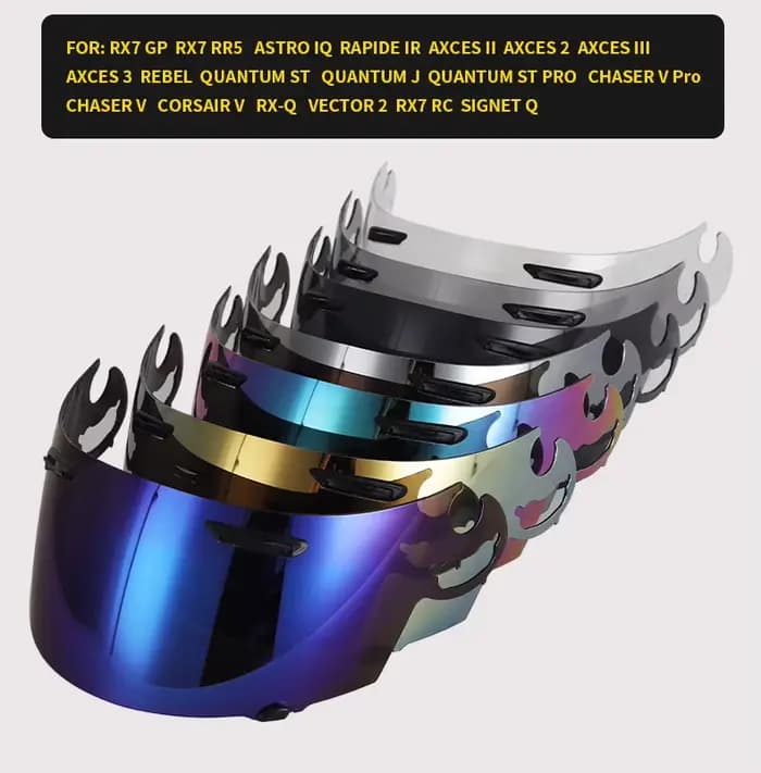 Visière de casque de moto pour ARAI RR5 RX-7 QUAMTUM-J ASTRO-IQ