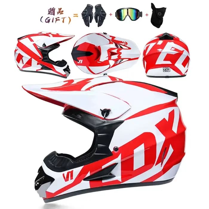Moto enfant Casque complet enfants casques Motocross tout-terrain Casco
