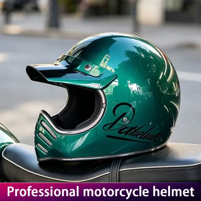 Casque de moto en forme d'aigle pour véhicules tout-terrain