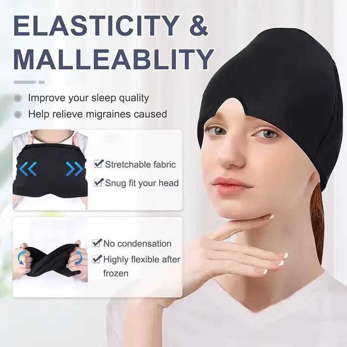 Casquette de soulagement de la Migraine pour hommes et femmes