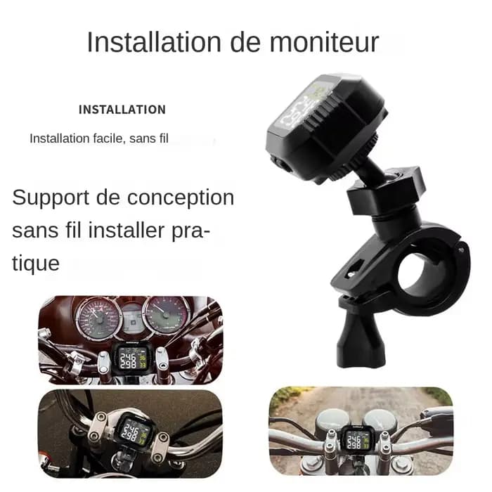 Système de surveillance TPMS de la pression des pneus de Moto