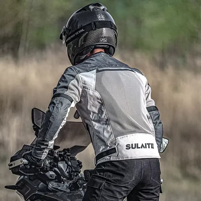 Veste de moto en maille respirante pour hommes et femmes