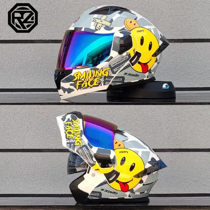 Casque de sport de moto professionnel à rabat