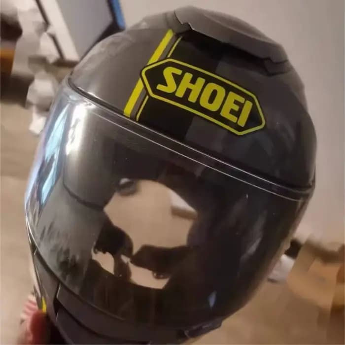 Autocollant de couleur réfléchissante pour casque SHOEI