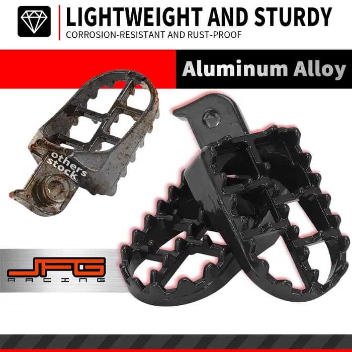 Accessoires de moto, repose-pieds