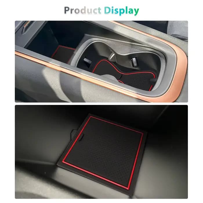 RUIYA pour Seat Cupra Born 2022 2023 2024 Tapis de Porte de Voiture Anti-dérapant Tapis de Fente Auto Intérieur Cupra Born Accessoires 2023es Born, 2022, 2023, 2024